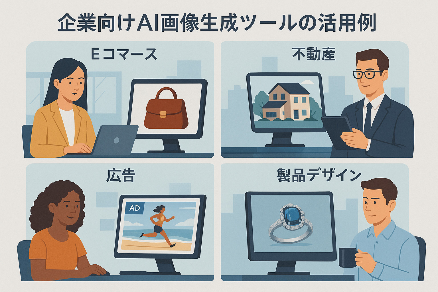 生成画像4タイプ