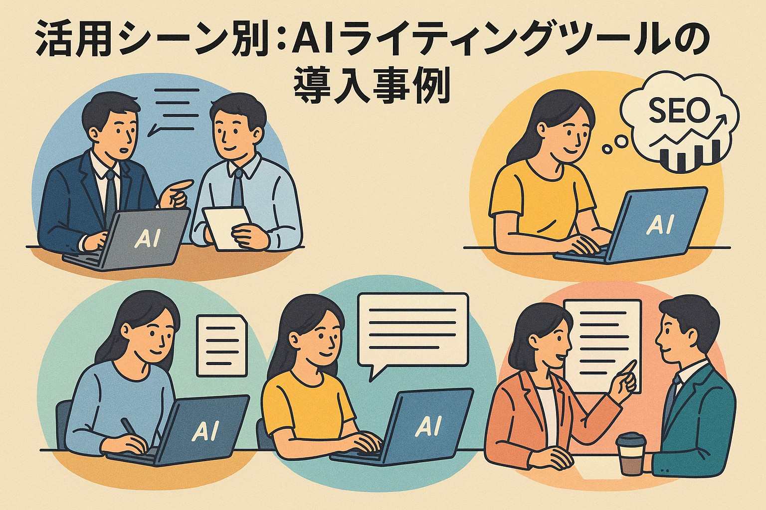 AIライティングツール法人向け導入事例