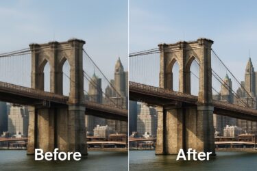 AI画像高画質化ツール橋