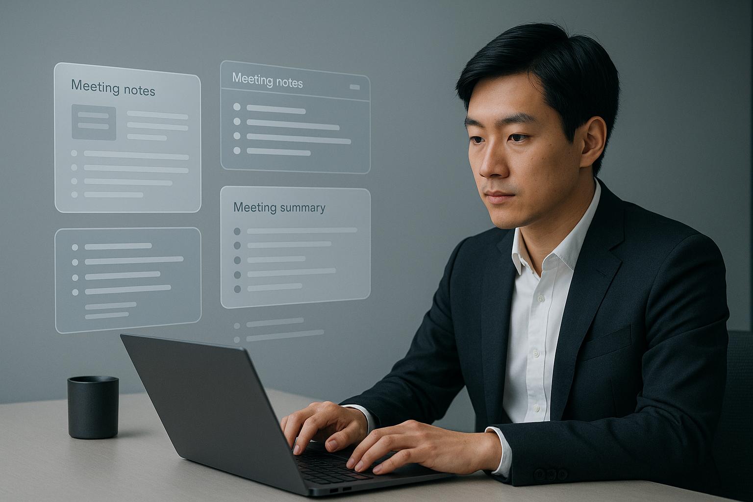 Notion AI議事録のイメージ画像